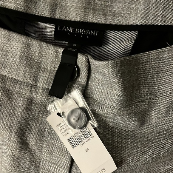 Lane Bryant Wide Leg Gray Trouser NWT - Picture 3 of 5